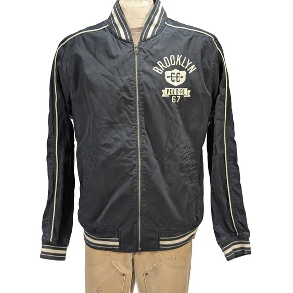Polo Ralph Lauren Brooklyn CC 67 Varsity Bomber Jacket Men's Sz 2XB NWT $224